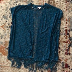 Dark turquoise cardigan